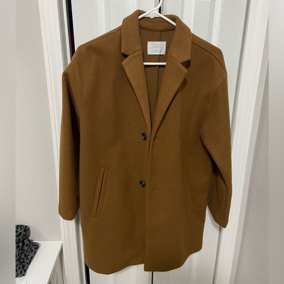 Zara Jackets & Coats Zara Boy Brown Coat Poshmark